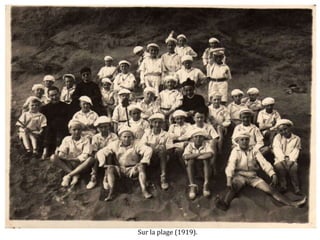 Sur la plage (1919).
 