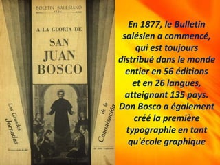 En 1880, Léon XIII confia au saint la construction du Temple du Sacré-
Cœur, à Rome, et pour cela Don Bosco se rendit comm...