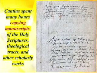 Saint John of Kenty, Polish priest, philosopher, physicist and ...