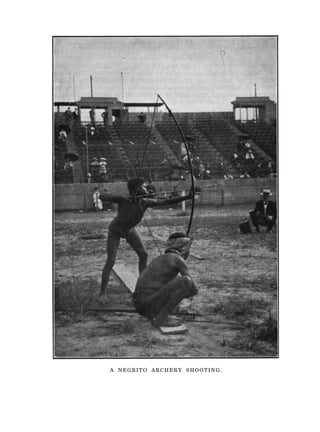 A NEGRITO ARCHERY SHOOTING.
 