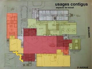 usages contigus
espaces de travail




                             BEAUBIEN
                     2e AVENUE
 