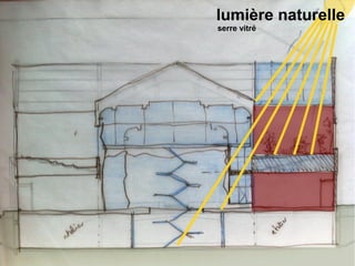 lumière naturelle
serre vitré
 
