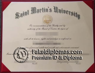 Saint Martin's University degree