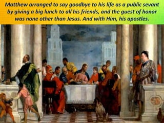 Matthew Service Saint Matthew, Apostle and Evangelist.pptx