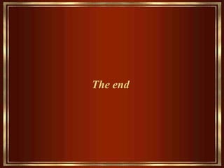 The end   