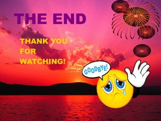THE END THANK YOU FOR WATCHING! 