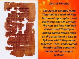 Saints Timothy and Titus, bishops,martyrs.pptx