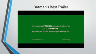 Batmanâs BestTrailer