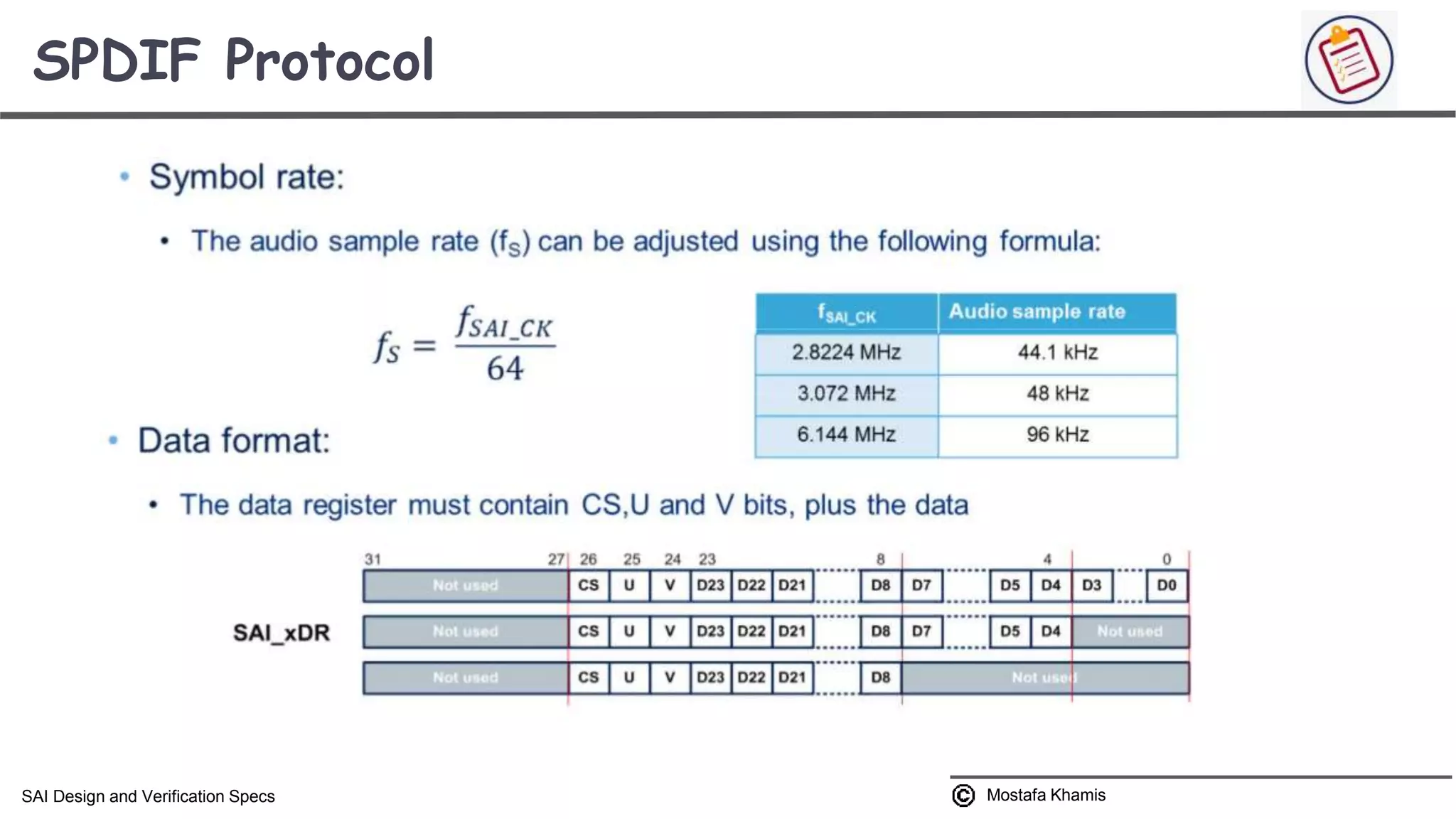 SAI Design and Verification Specs | PPTX