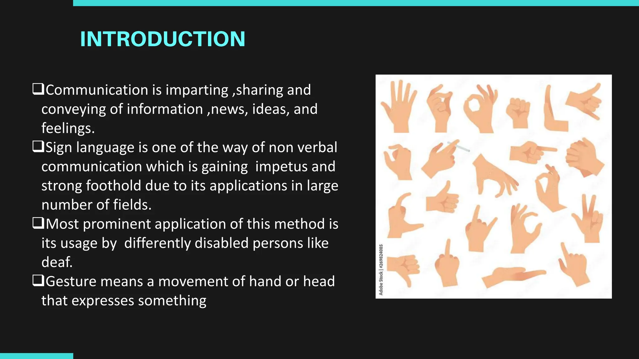 Hand gesture recognition PROJECT PPT.pptx | Computing | Technology ...