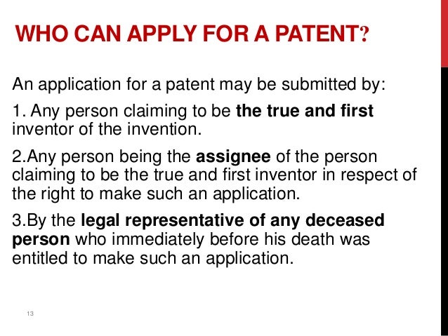 patenting procedure in india