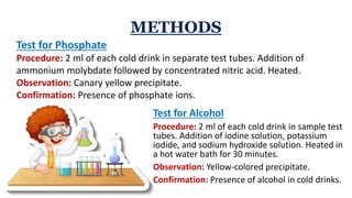 Innovative Work - Soft Drinks adulteration.pptx