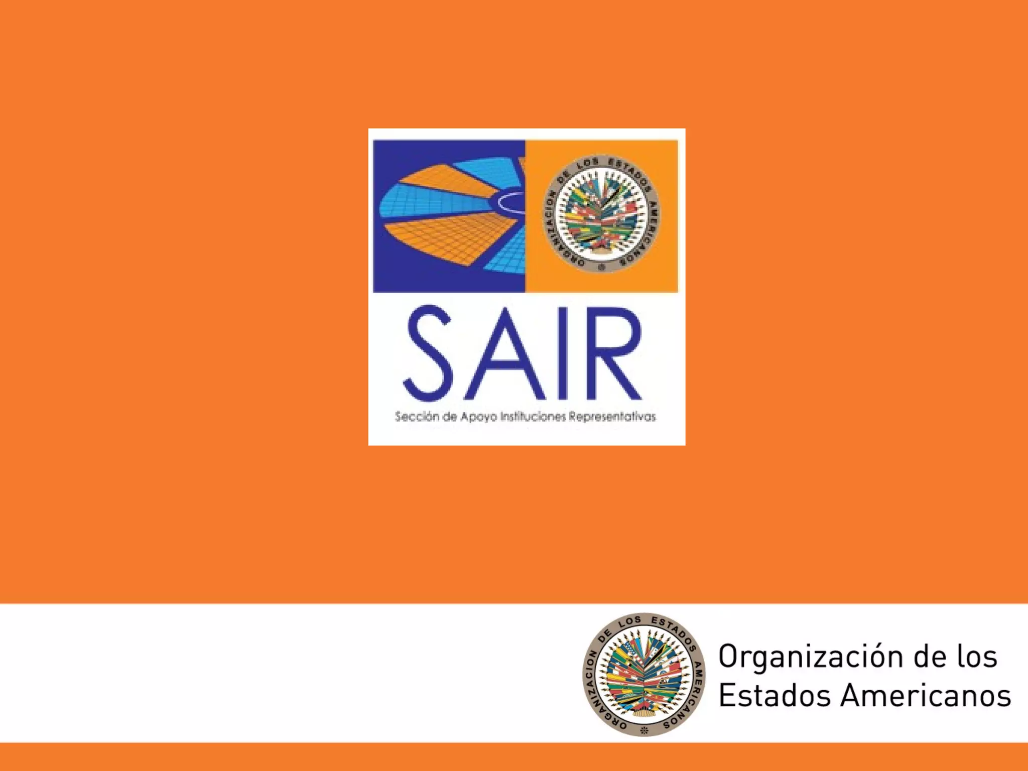 Presentacion SAIR-OEA