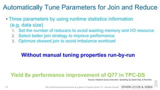 SQL Performance Improvements At a Glance in Apache Spark 3.0 | PDF