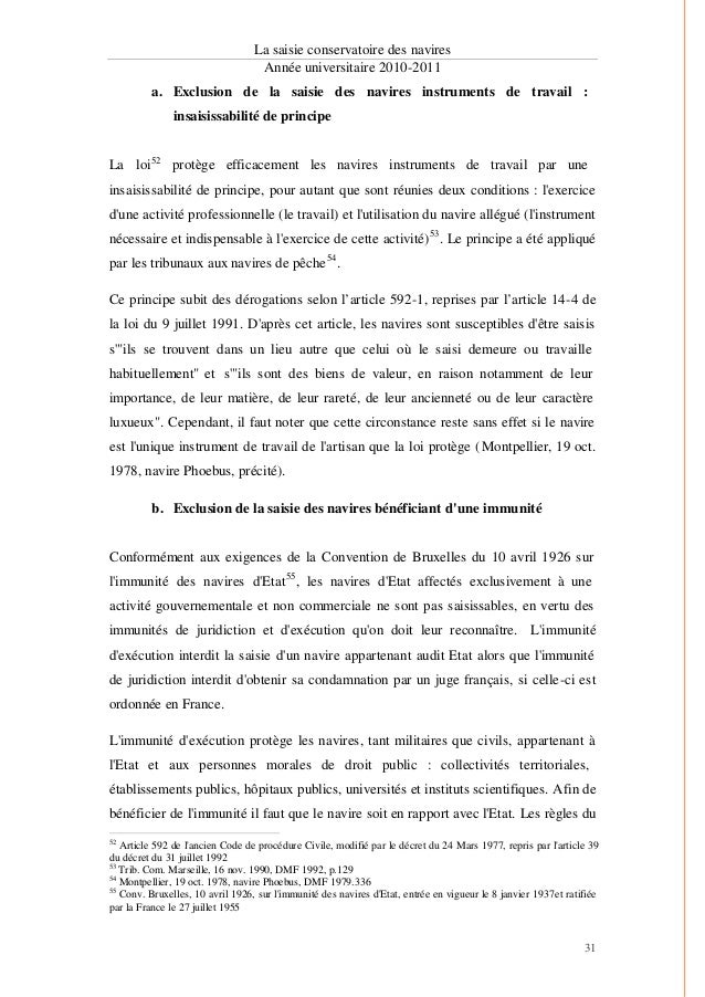 Saisie Conservatoire Des Navires