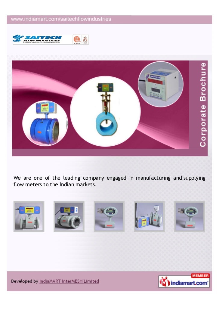Saitech Flow Industries, Pune, Electronic Flow Meters