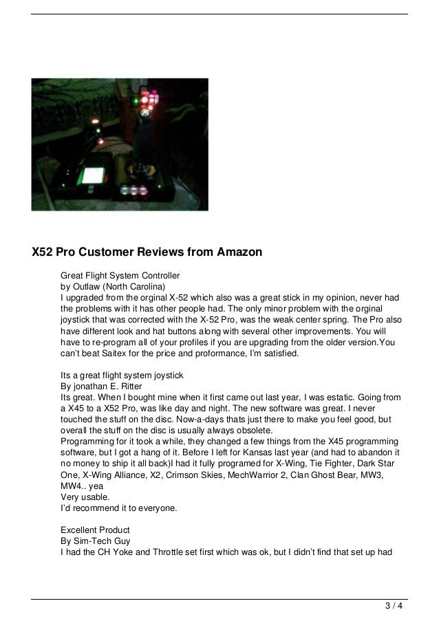 Saitek X52 Pro Flight Control System