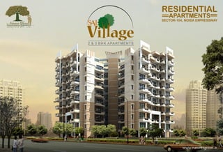 2 & 3 BHK APARTMENTS
RESIDENTIAL
APARTMENTS
SECTOR-104, NOIDA EXPRESSWAY
www.naturesgreen.in
 