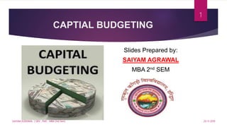 Capital budgeting fundamentals | PPTX