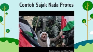 Contoh Sajak Nada Protes
 