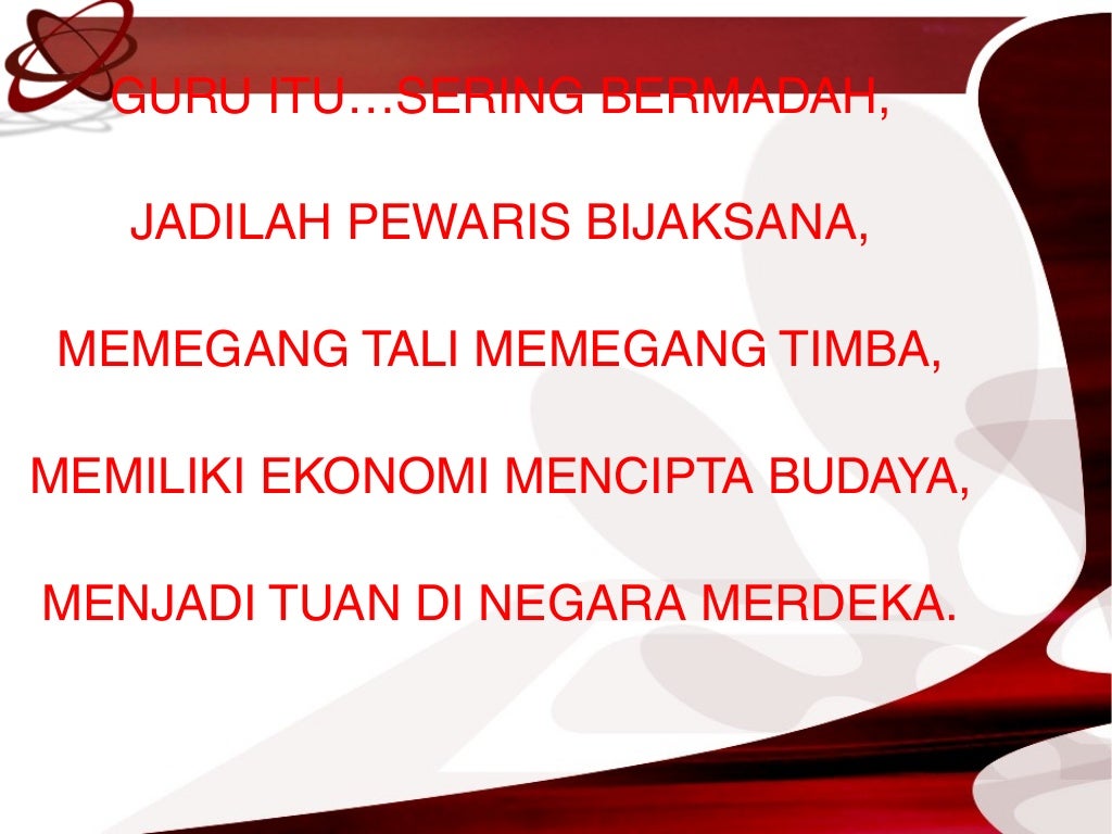sajak untuk hari guru