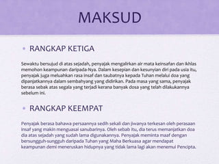 Sejadah Rindu Sajak sejadah rindu | PPTX