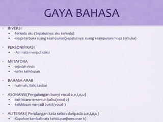 Sejadah Rindu Sajak sejadah rindu | PPTX