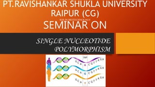 7 single-nucleotide polymorphism in the vrpgip2... Single Nucleotide Polymorphism | PPTX