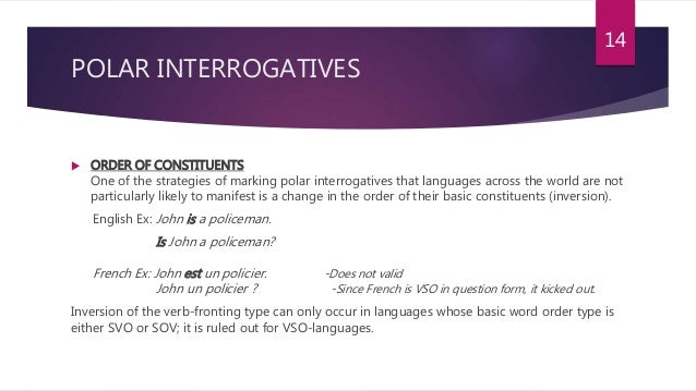 INTERROGATIVE CONSTRUCTIONS