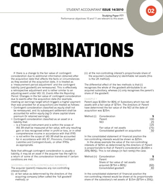 IFRS 3, Business Combination | PDF