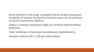 hipertansiyonlu vazospazm yüksek tansiyon ile karıncalanma hissi