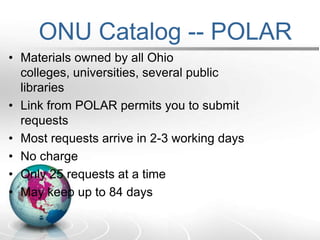 ONU Catalog -- POLAR