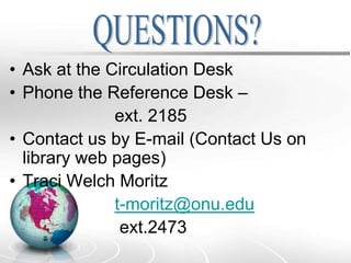 Smart to buy a copy now!Bibligraphic Citation Software   --  RefWorksMust register for your free account*Must do so from a campus computerAllows you to manage the information you find. ONU owns rights to RefWORKs, other universities may have EndNote or ProCite or a host of others.Citation Machine or Son of Citation Machine is an open source bibliographic citations software choice as is Zotero downloadable from Mozilla.