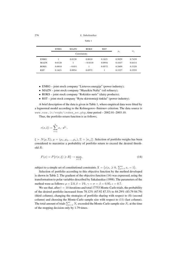 Application Of The Monte Carlo Method To Nonlinear - 