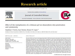 Cont….The amount of drug delivered is directly proportional to the quantity of electrical charge passed. Electromigration and electroosmosis are two different mechanisms contributing to  the iontophoretic flux.In electromigration, the applied electrical potential gradient causes electrorepulsion between the positive electrode and a cationic drug.Electroosmosis causes a convective solvent flow in the anode-to cathode direction, which enhances the transport of cations and of neutral polar compounds, while diminishing the overall electrotransport of anions.