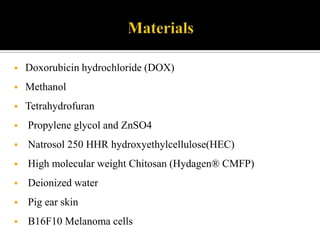 Advantages over other drug delivery systems:When compared with injections: Free from pain and invasion.