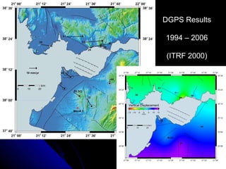 DGPS Results 1994 – 2006 (ITRF 2000) Vertical Displacement 
