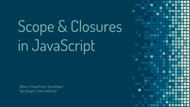 Scope and closures | PPT