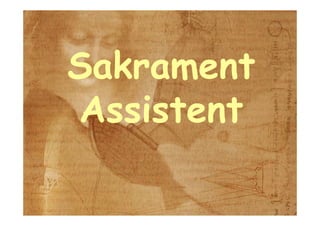 Sakrament. New in computer speech recognition and generation