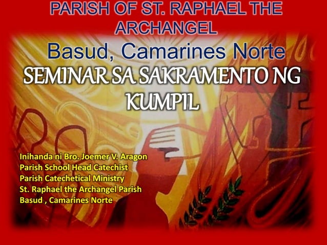 Pre Confirmation Seminar | PPTX