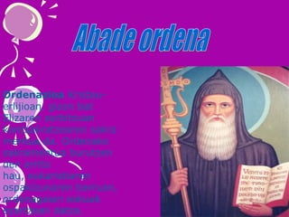 Ordenazioa Kristauerlijioan, gizon bat 
Elizaren zerbitzuan 
kontsakratzearen sakra
mentua da. Ordenako 
sakramentua burutzen 
den errito 
hau, eukaristiaren 
ospakizunaren barruan, 
ordenagaiari eskuak 
ezartzean datza.

 