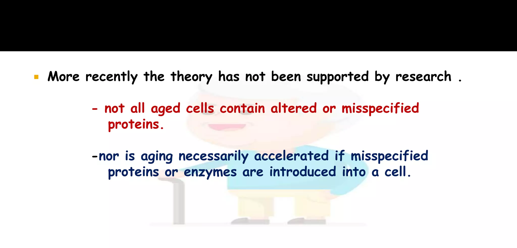 Concept of theories of aging ppt ppt
