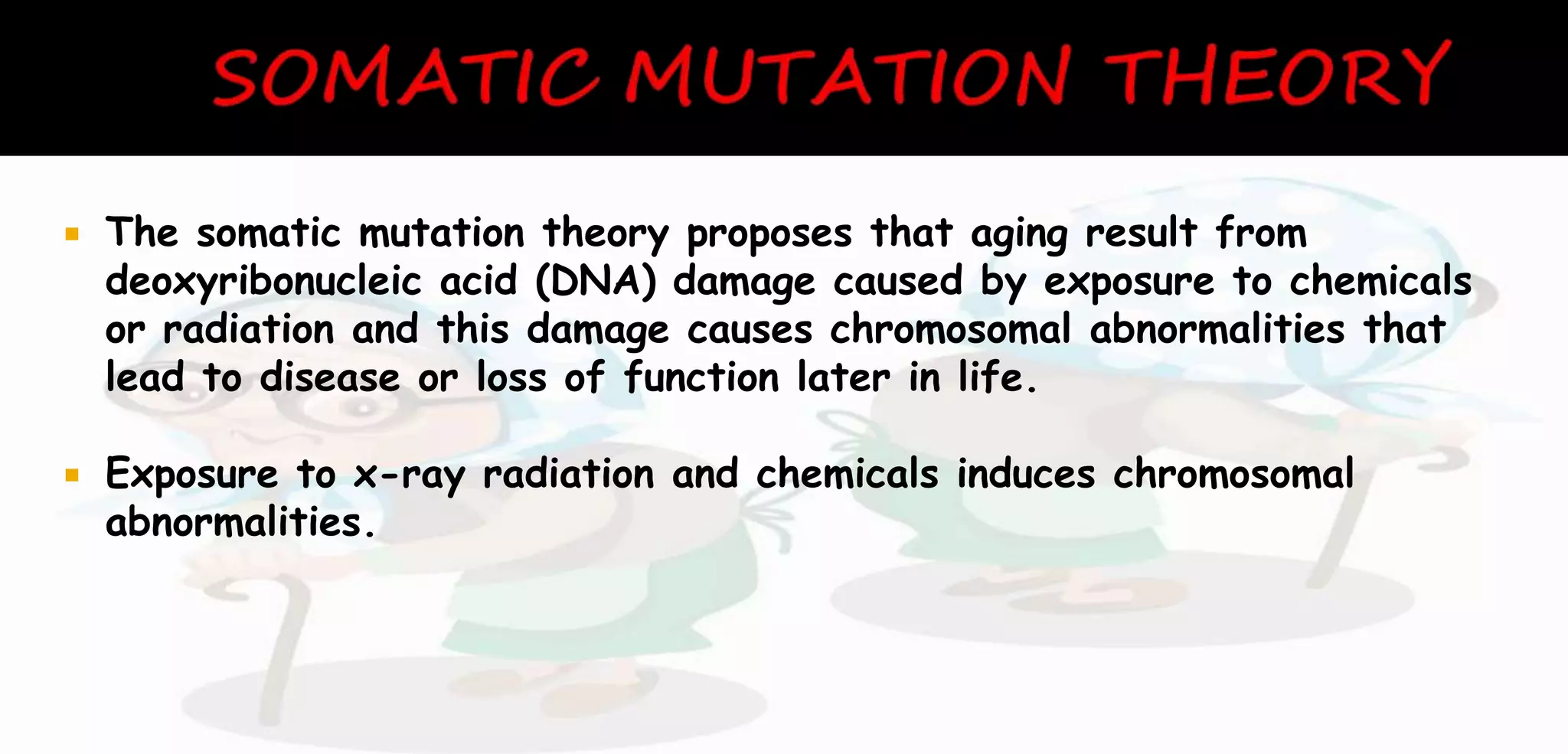 Concept of theories of aging ppt ppt