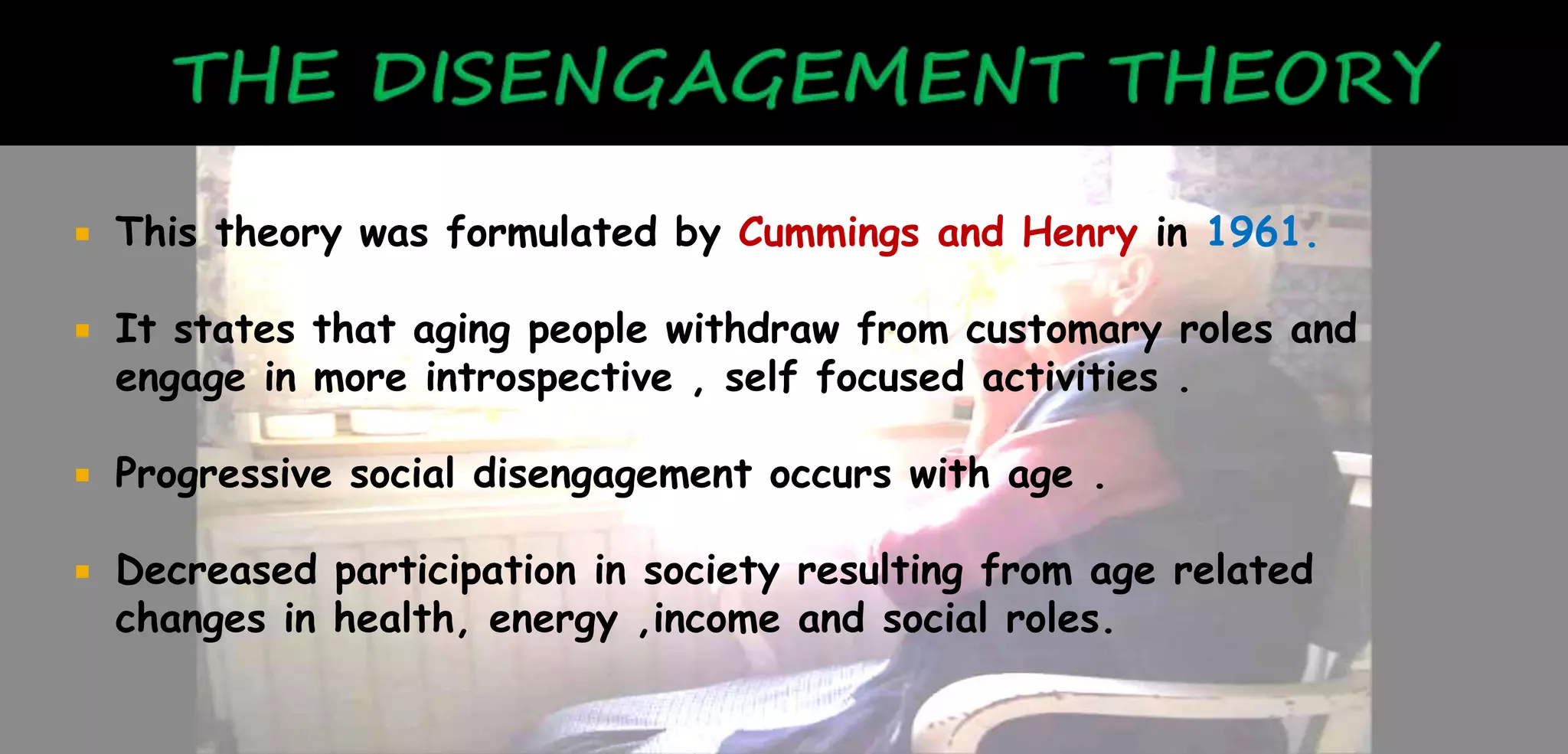 Concept of theories of aging ppt ppt