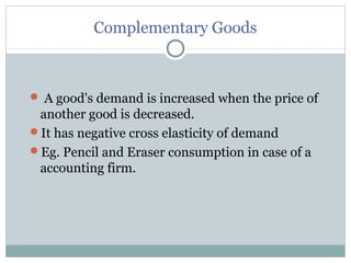 Introduction and type of DEMAND and GOODS. | PPT