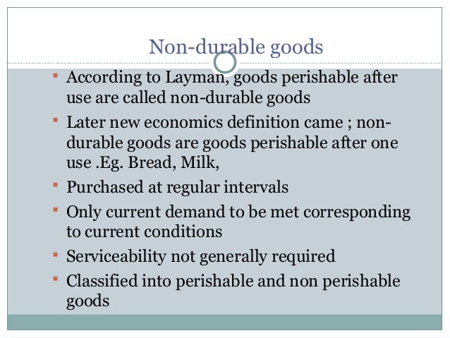 Introduction and type of DEMAND and GOODS. Introduction and type of DEMAND and GOODS.