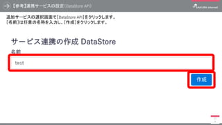 【参考】Shell.ino
108
構文
【dequeue】受信キューに貯められたデータをすべて受信する
出力結果
dequeue
>dequeue
empty
備考
受信キューに貯められたデータの一部だけを受信することはできません。
受信可能なデータが存在しない場合はemptyを返します。
受信されたデータはキューから自動的に削除されます。
 