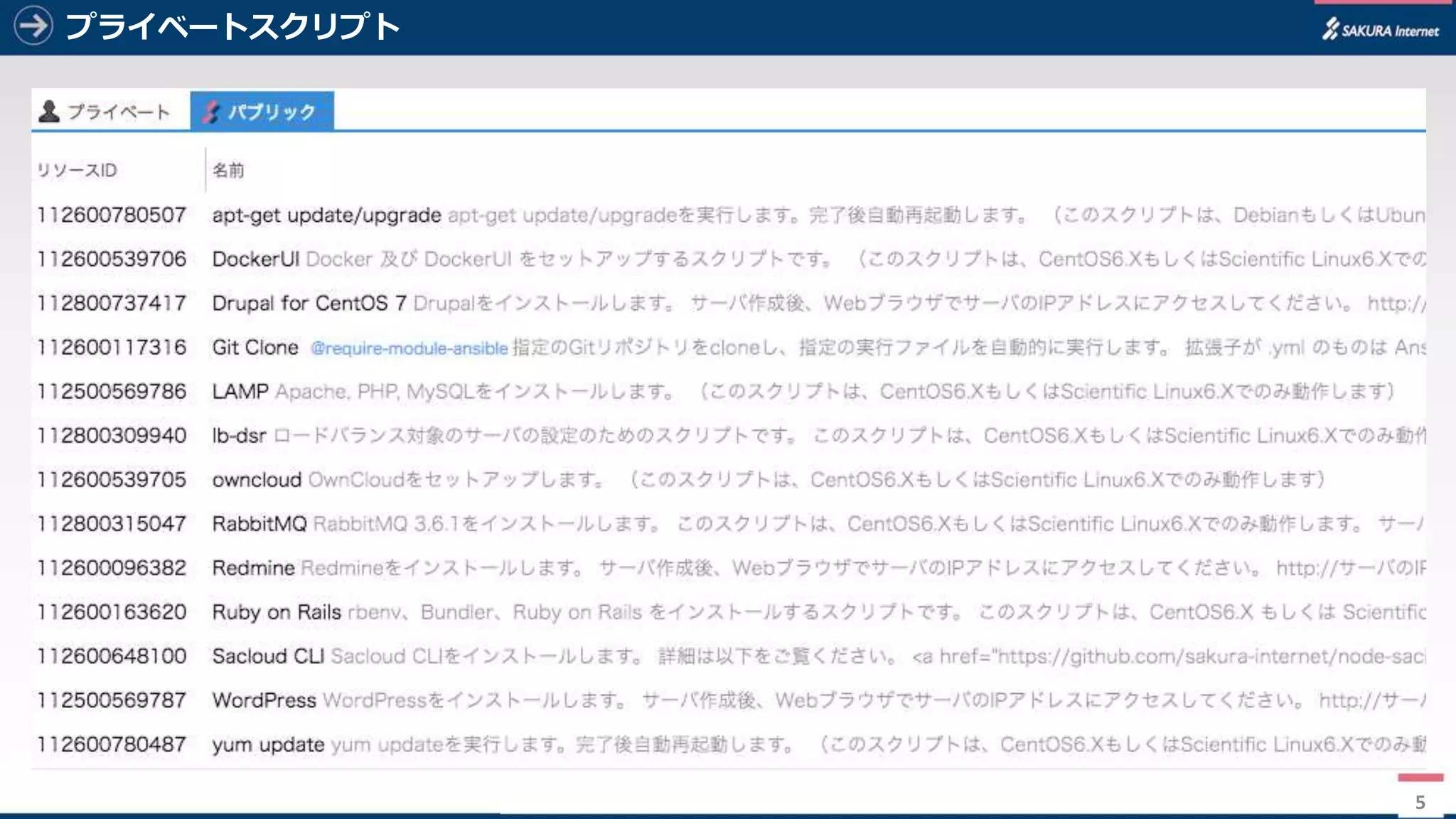 5
プライベートスクリプト
5
 