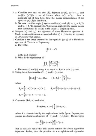 Sakurai modern quantum mechanics | PDF