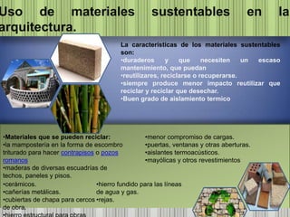 TECNOLOGÍA BIOCLIMÁTICA TECNOLOGÍA BIOCLIMÁTICA.Existen diversos tipo de tecnología que favorecen al ahorro de energía y disminuyen el impacto ambiental. El uso de estas alternativas favorecen al medio ambiente y crean espacios innovadores y confortables para el usuario. Esta tecnología debe de estar debidamente instalada y ubicada para su optimo funcionamiento 